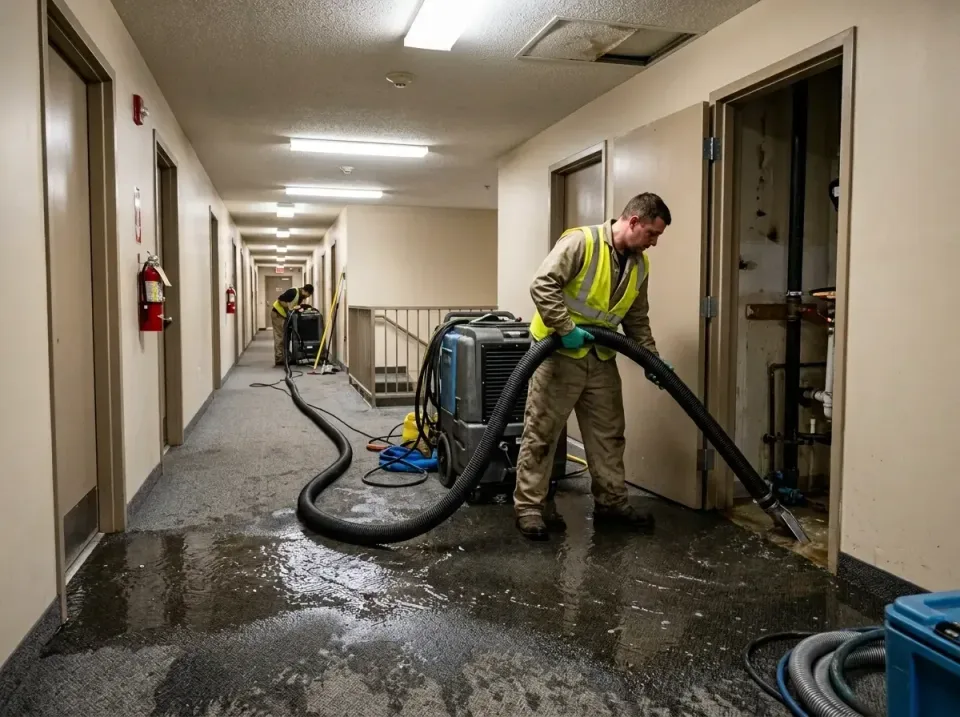 multi-unit-apartment-hallway-f-005 — frequently asked questions, Emergency Burst Pipe Water Extraction & Removal in Ladera R…